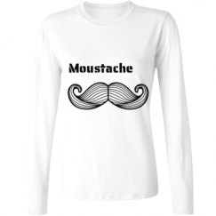 Ladies Relaxed Fit Basic Long Sleeve Tee