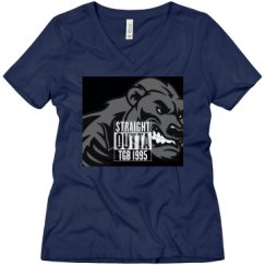 Ladies Relaxed Fit V-Neck Tee