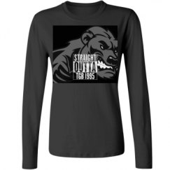 Ladies Relaxed Fit Basic Long Sleeve Tee