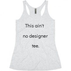 Ladies Slim Fit Super Soft Racerback Triblend Tank