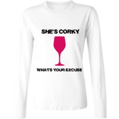 Ladies Relaxed Fit Basic Long Sleeve Tee