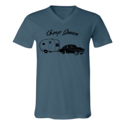 Unisex V-Neck Jersey Tee