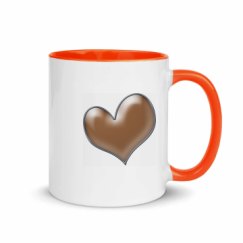 11oz Ceramic Mug with Color Inside