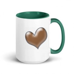 15oz Ceramic Mug with Color Inside