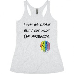 Ladies Slim Fit Super Soft Racerback Triblend Tank