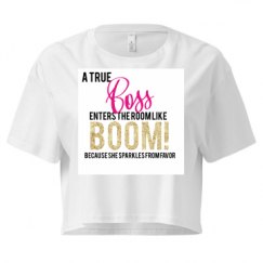 Ladies Festival Cali Crop Top Tee