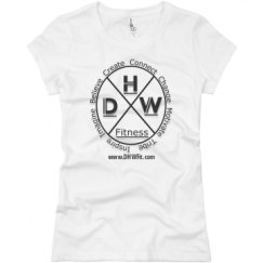 Ladies Slim Fit Basic Promo Jersey Tee