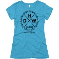Ladies Slim Fit Super Soft Triblend Tee