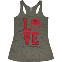 Ladies Slim Fit Super Soft Racerback Triblend Tank