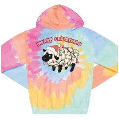 Unisex Tie-Dye Fleece Hoodie