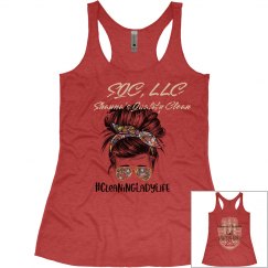 Red  work out tank