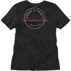 Ladies Relaxed Fit Super Soft Triblend V-Neck Tee