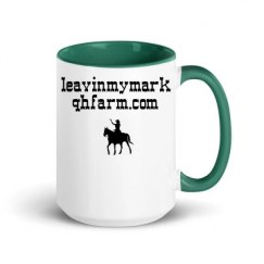 15oz Ceramic Mug with Color Inside