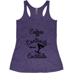 Ladies Slim Fit Super Soft Racerback Triblend Tank