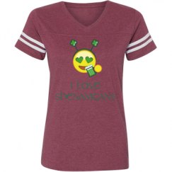 Ladies Relaxed Fit Vintage Sports Tee