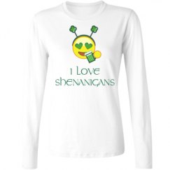 Ladies Relaxed Fit Basic Long Sleeve Tee