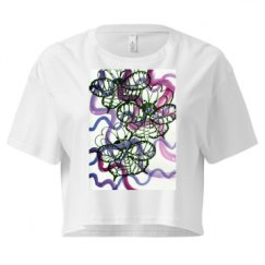 Ladies Festival Cali Crop Top Tee