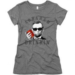 Ladies Slim Fit Super Soft Triblend Tee