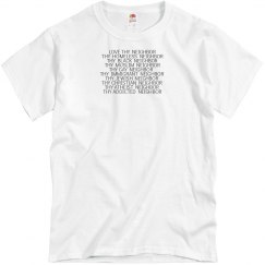 Love thy neighbor (baseball shirt)