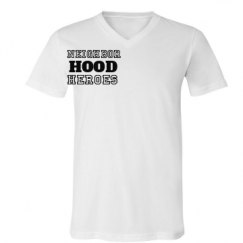 Unisex V-Neck Jersey Tee