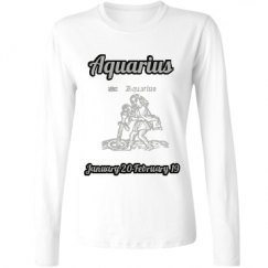 Ladies Relaxed Fit Basic Long Sleeve Tee