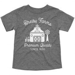 SHELBY FARMS SINCE 1830 TODDLER TOP