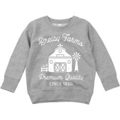 Toddler Crewneck Basic Promo Sweatshirt