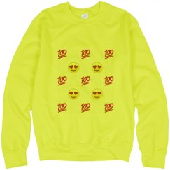 Unisex Neon Crewneck Sweatshirt