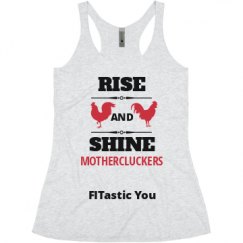 Ladies Slim Fit Super Soft Racerback Triblend Tank