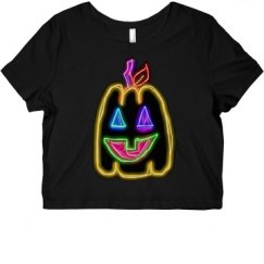 Ladies Slim Fit Crop Top Tee