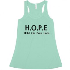 Ladies Flowy Racerback Tank