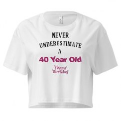 Ladies Festival Cali Crop Top Tee