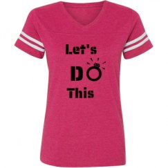 Ladies Relaxed Fit Vintage Sports Tee