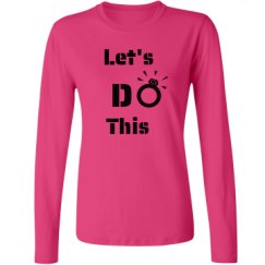 Ladies Relaxed Fit Basic Long Sleeve Tee
