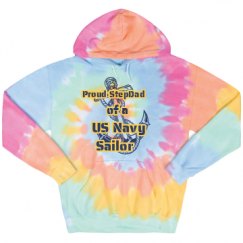 Unisex Tie-Dye Fleece Hoodie