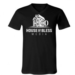 Unisex V-Neck Jersey Tee