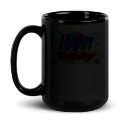 15oz Black Glossy Mug