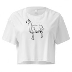 Ladies Festival Cali Crop Top Tee