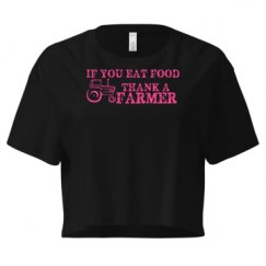 Ladies Festival Cali Crop Top Tee