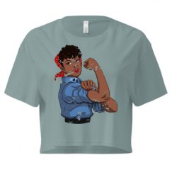 Ladies Festival Cali Crop Top Tee