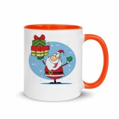 11oz Ceramic Mug with Color Inside