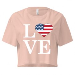 Ladies Festival Cali Crop Top Tee