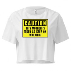 Ladies Festival Cali Crop Top Tee