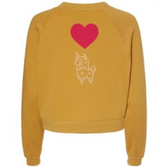 Women's Raglan Pullover Fleece