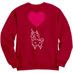 Unisex Film and Foil Crewneck Sweatshirt