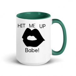 15oz Ceramic Mug with Color Inside