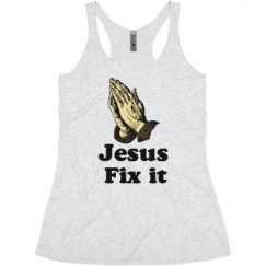 Ladies Slim Fit Super Soft Racerback Triblend Tank