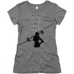 Ladies Slim Fit Super Soft Triblend Tee