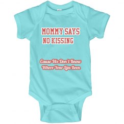 Jai'Ana's no kissing onesie