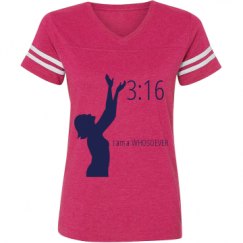 Ladies Relaxed Fit Vintage Sports Tee